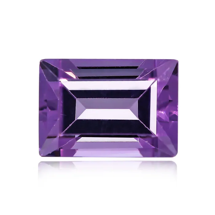 0.85 CT Amethyst 7X5 MM Baguette Cut - Stock Unlimited