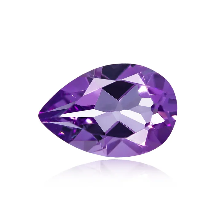 1.06 CT Brazilian Amethyst 9X6 MM Pear Cut - Stock Unlimited