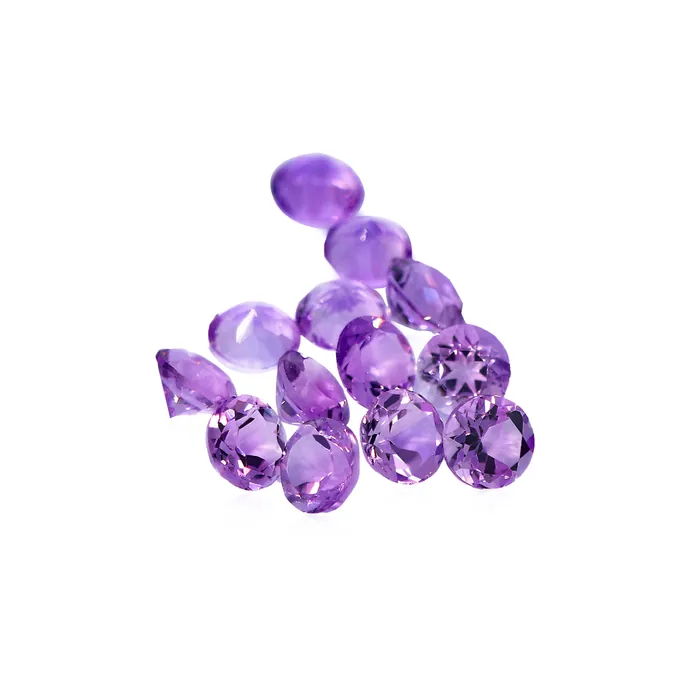 1.08 Ct Brazilian Amethyst 2.5 MM Round- Stock Unlimited