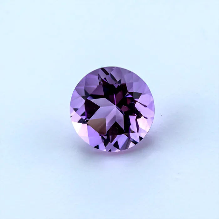 1.20 Ct Brazilian Amethyst 7 MM Round- Stock Unlimited