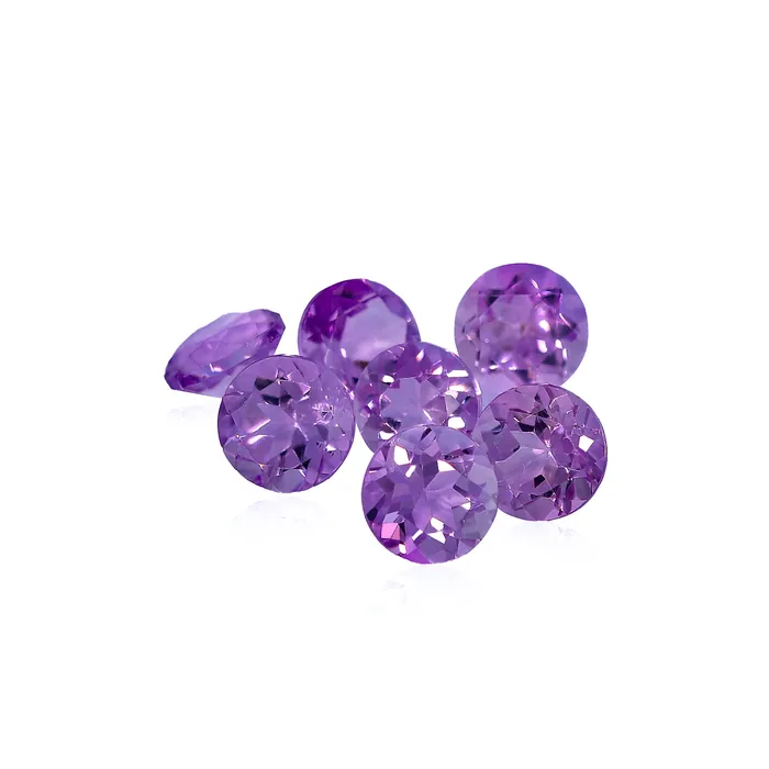 1.21 Ct Brazilian Amethyst 3.5MM Round- Stock Unlimited