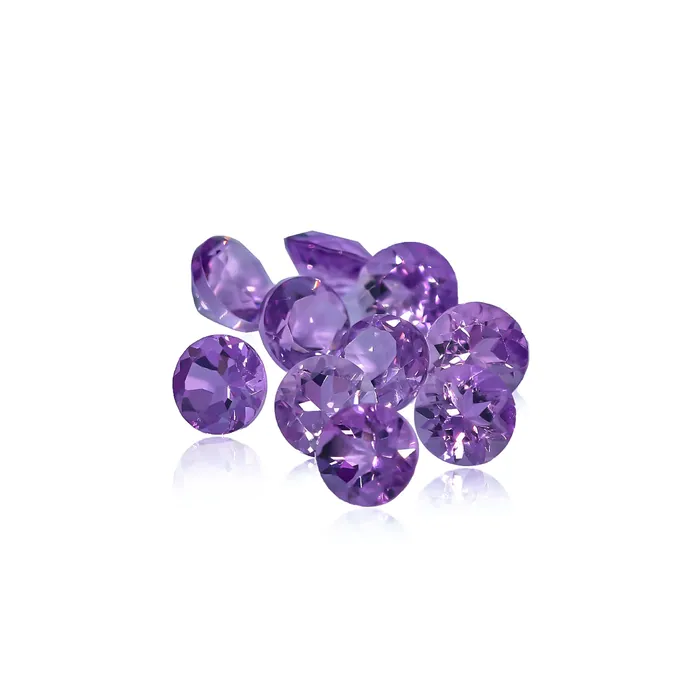 1.28 Ct Brazilian Amethyst 3MM Round- Stock Unlimited