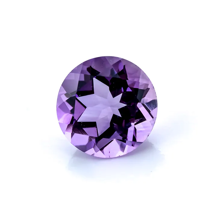 1.58 Ct Brazilian Amethyst 8 MM Round- Stock Unlimited