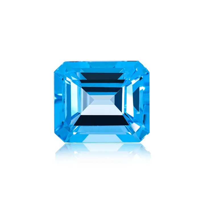 14X12MM Octagon Cut Swiss Blue Topaz - Stock Unlimited