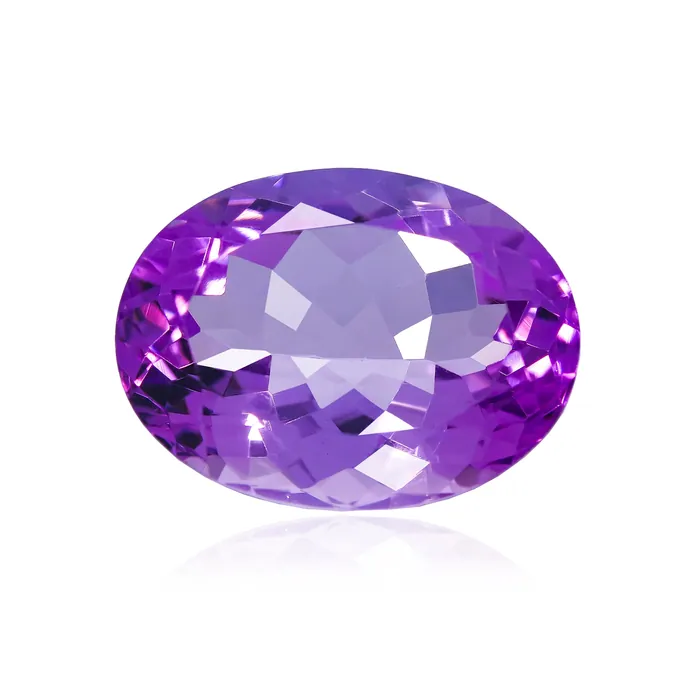 16.94Ct Brazilian Amethyst 20X15 MM Oval - Unlimited Stock