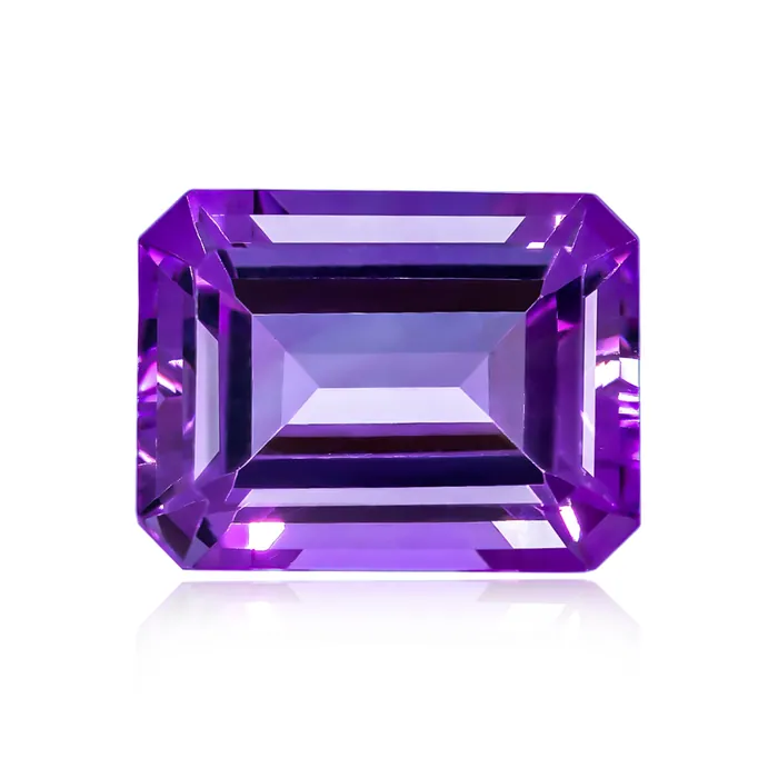 21.16 CT Brazilian Amethyst 20X15 MM Octagon - Stock Unlimited