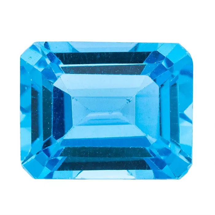 9X7MM Lot 9 PCS Octagon Cut Swiss Blue Topaz 27 CT - Stock Unlimited