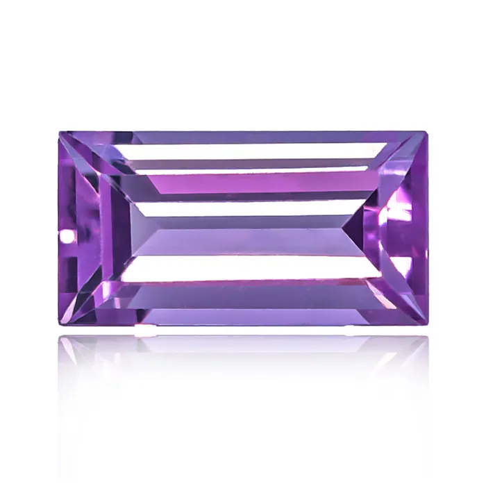 Brazilian Amethyst 10X5MM Baguette Cut - Stock Unlimited