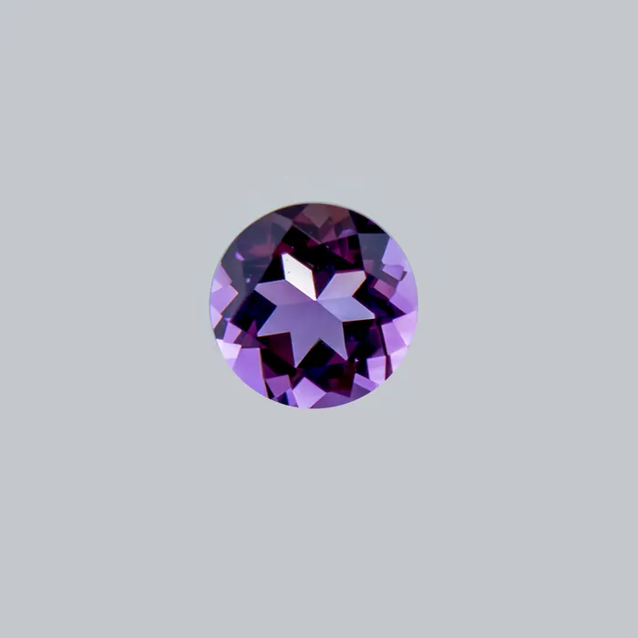 Brazilian Amethyst 4 MM Round 0.23 Ct - Stock Unlimited