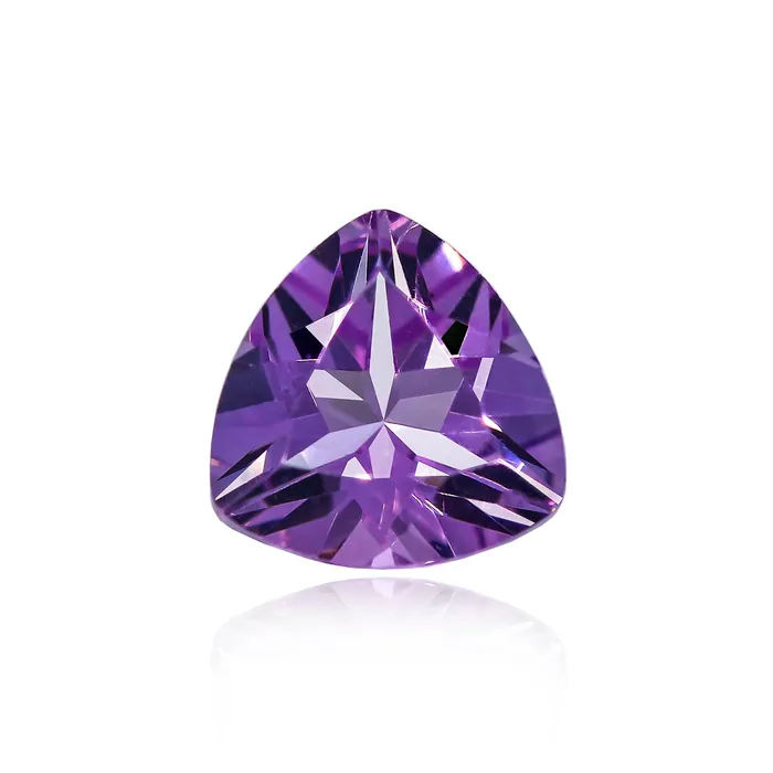Brazilian Amethyst 6MM Trillion - Stock Unlimited