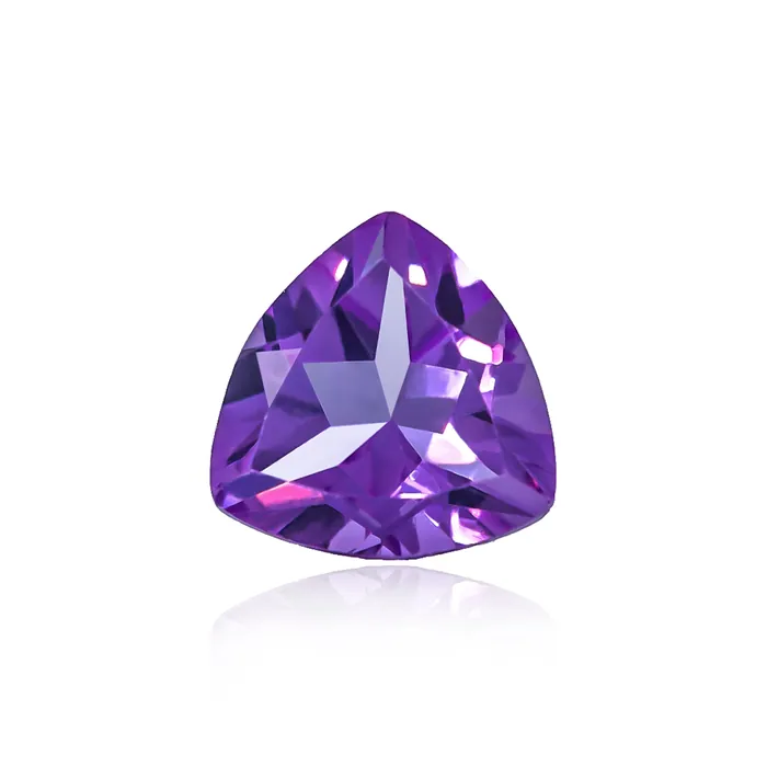 Brazilian Amethyst 8 MM Trillion - Stock Unlimited