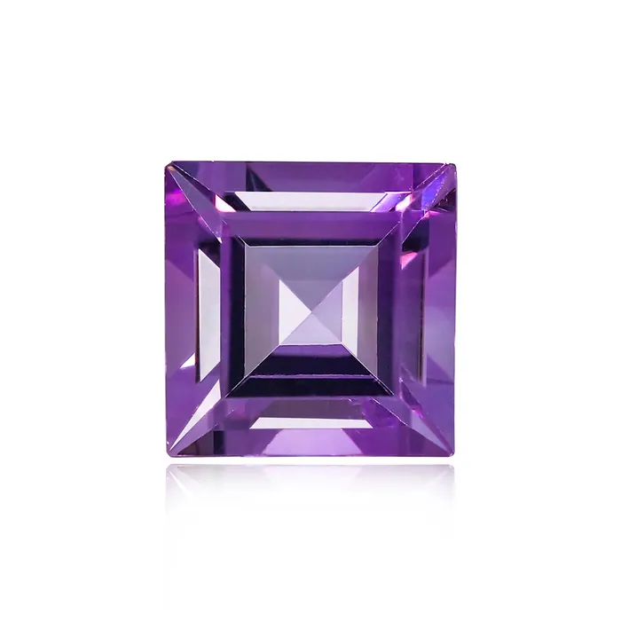 Brazilian Amethyst 9MM Square - Stock Unlimited