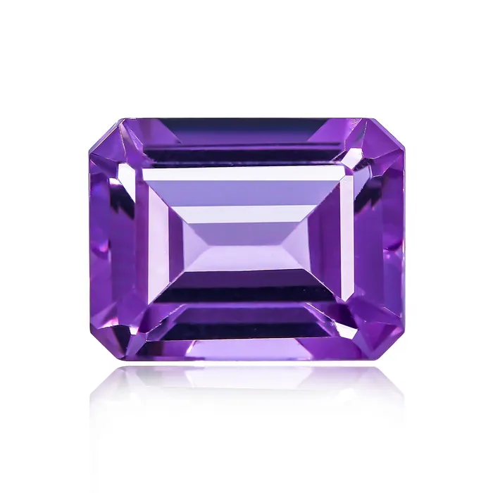 Brazilian Amethyst 9X7 MM Octagon - Stock Unlimited
