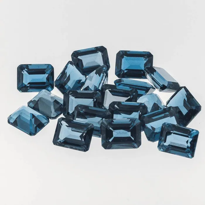 London Blue Topaz 0.36 CT 5x3 MM Octagon - Stock Unlimited
