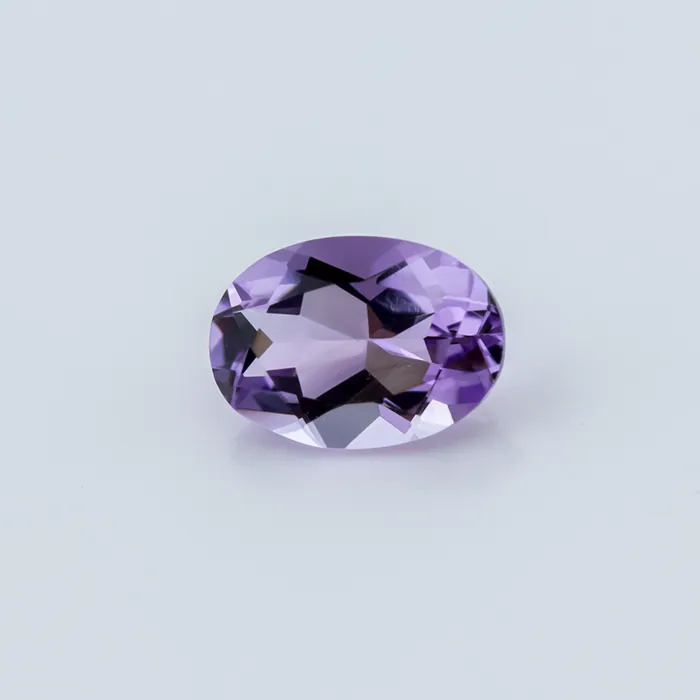 Natural Brazilian Amethyst 7X5 MM Oval 0.67 Ct - Stock Unlimited