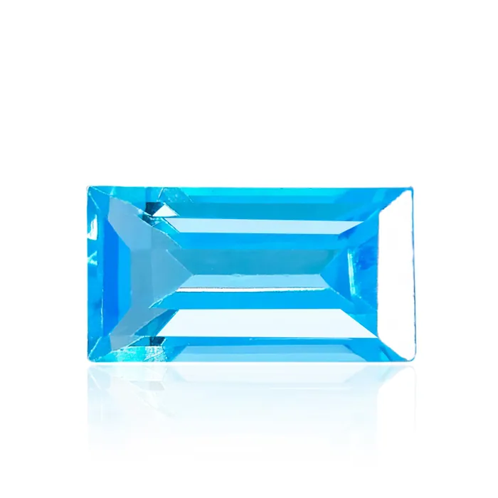 Swiss Blue Topaz 10X5MM Baguette Cut - Stock Unlimited