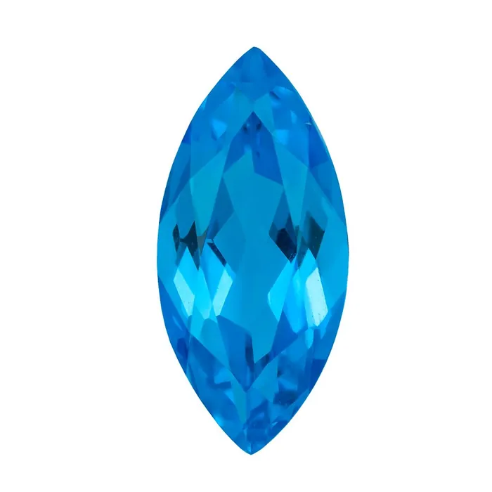 Swiss Blue Topaz 21.90 ct 6 pcs Marquise 15X7 MM- Unlimited Stock.