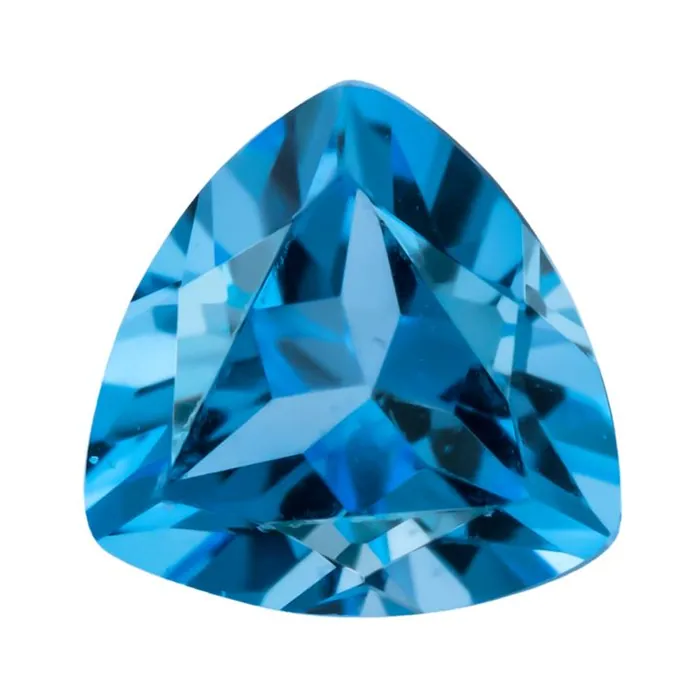 Swiss Blue Topaz 25.50 ct 51 pcs Trillion 5 MM- Unlimited Stock.