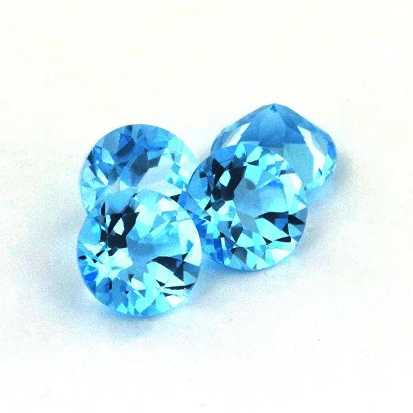 Swiss Blue Topaz 25.80 CT 42 pcs 5 MM Round Cut - Stock Unlimited