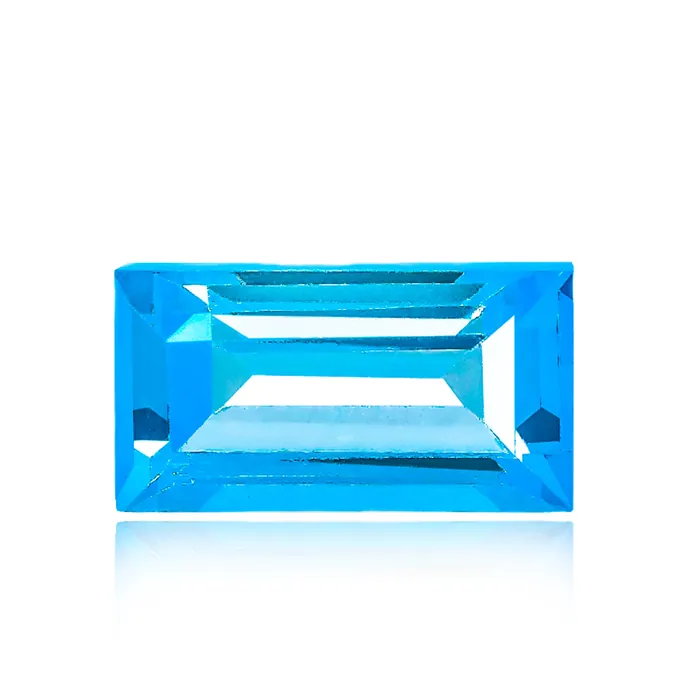 Swiss Blue Topaz 5X2.5MM Baguette Cut - Stock Unlimited