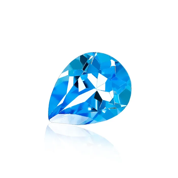 Swiss Blue Topaz 5X4MM Pear - Stock Unlimited